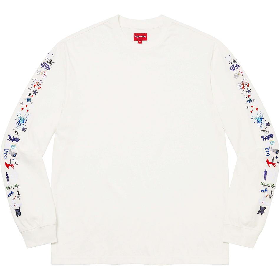 Chandails Supreme AOI Icons L/S Top Blanche | FR315JJ