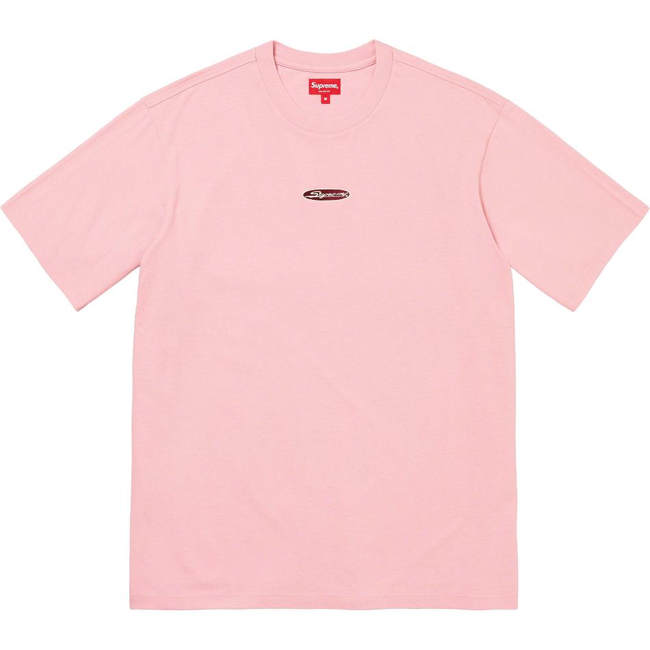 Chandails Supreme Oval Logo S/S Top Rose | FR335AP