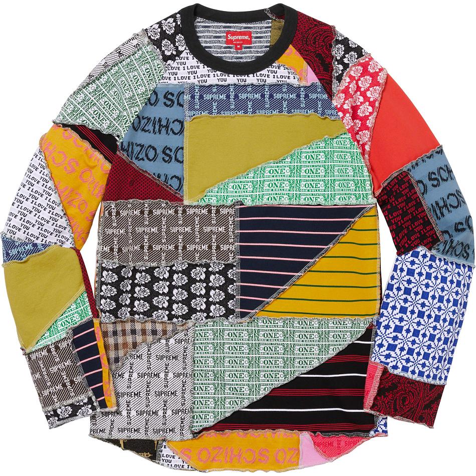 Chandails Supreme Patchwork Jacquard L/S Top Multicolore | FR324MA