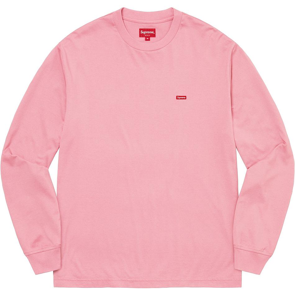 Chandails Supreme Small Box L/S Tee Rose | FR344ZG