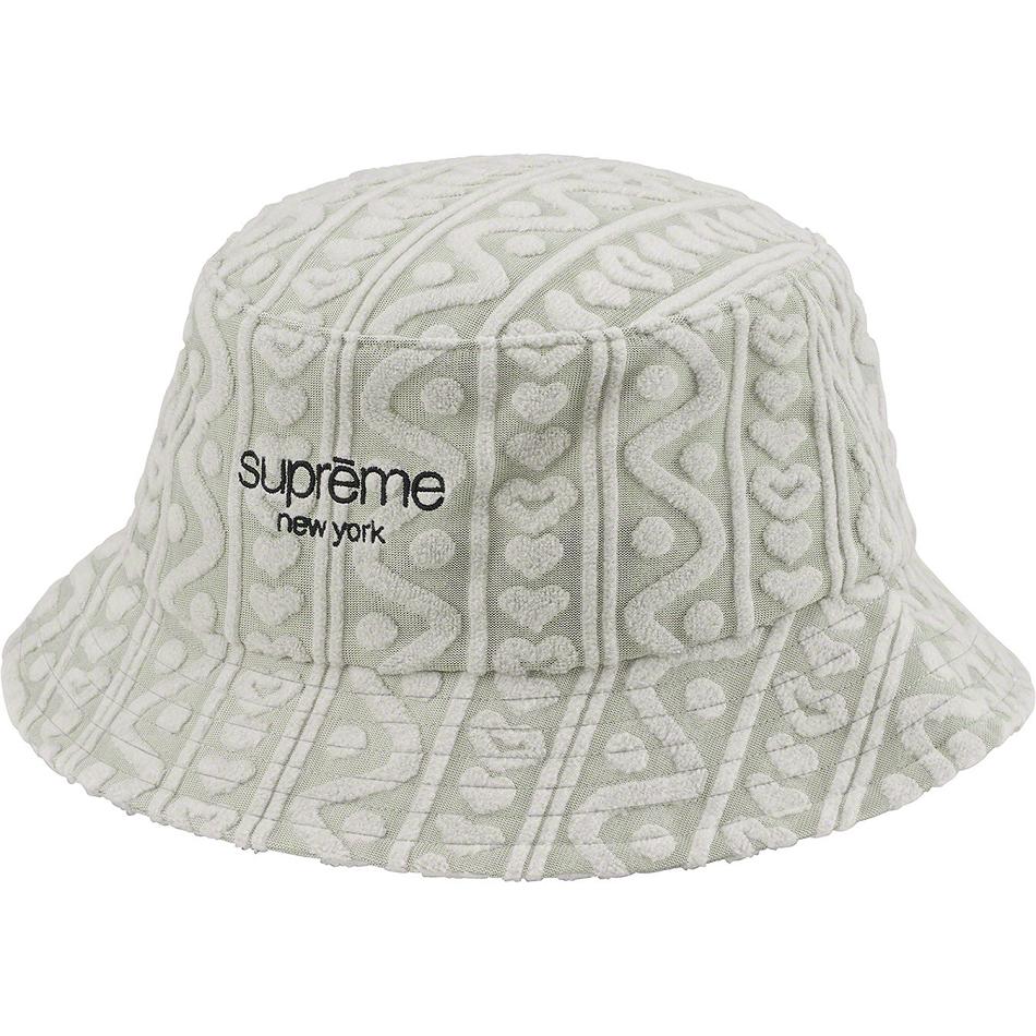 Chapeaux Supreme Terry Pattern Crusher Grise | FR140BC