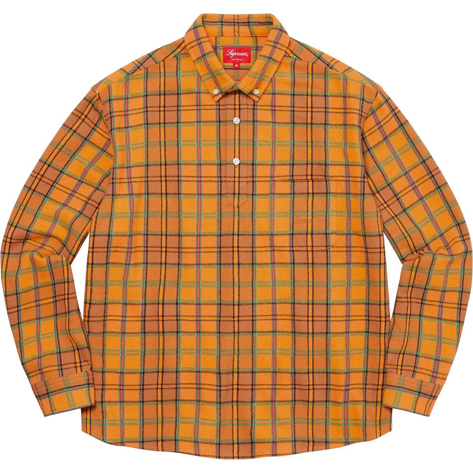 Chemises Supreme Pullover Plaid Flannel Doré | FR377QZ