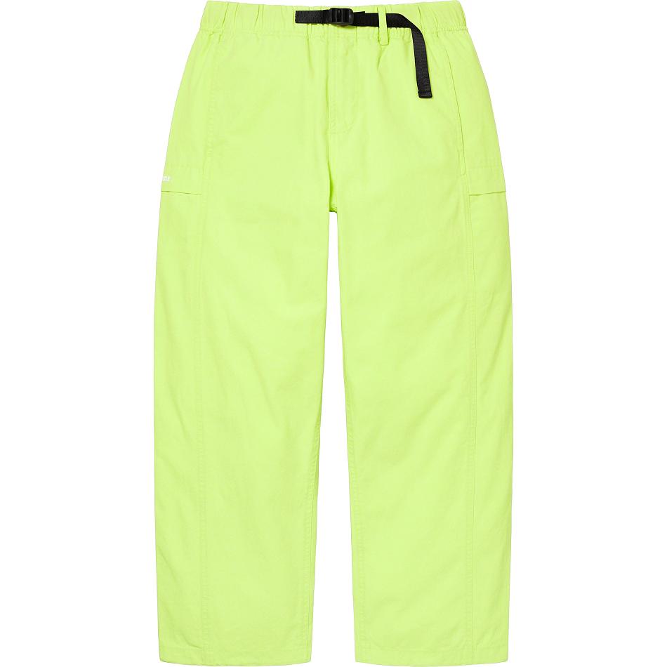 Pantalon Supreme Belted Trail Pant Vert | FR416FM