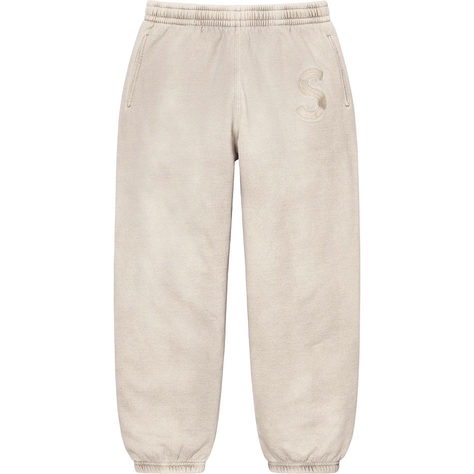 Pantalon Supreme Overdyed S Logo Sweatpant Beige | FR402MA