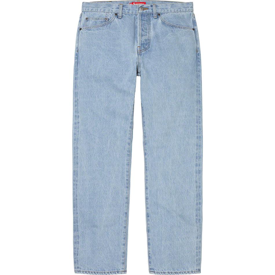 Pantalon Supreme Stone Washed Slim Jean Bleu | FR435UT