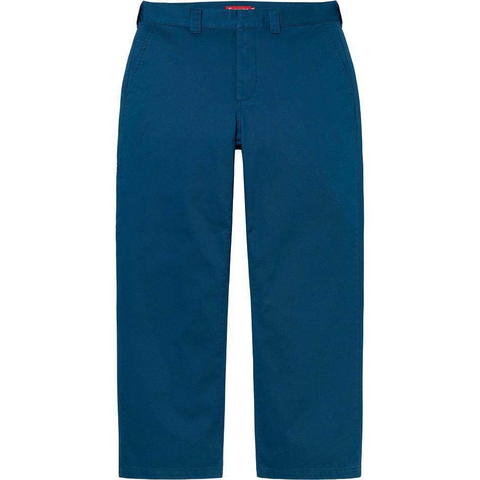 Pantalon Supreme Travail Pant Bleu Marine | FR420KI