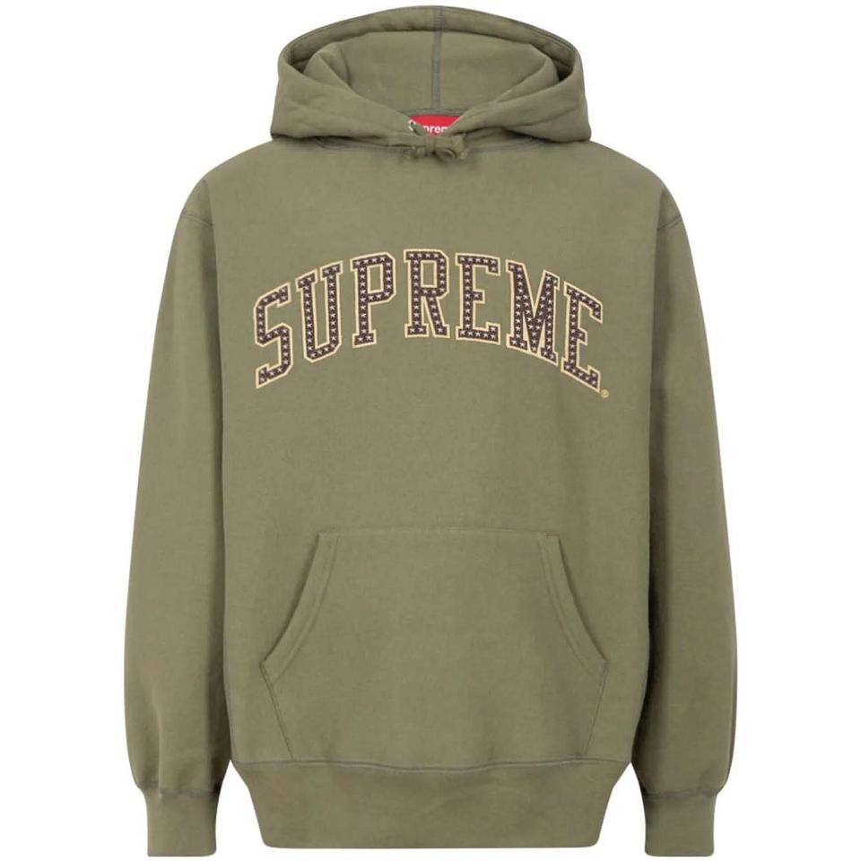 Sweat À Capuche Supreme Stars Arc Vert | FR464PQ