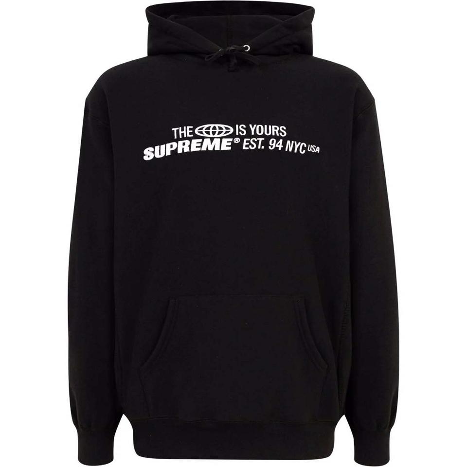 Sweat À Capuche Supreme The World Is Yours Printed Noir | FR463OR