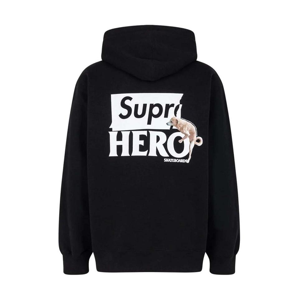 Sweat À Capuche Supreme X Antihero Noir | FR459TV