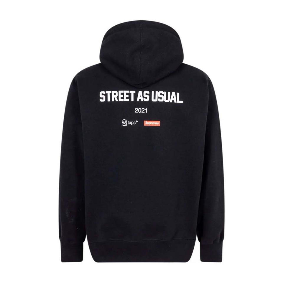 Sweat À Capuche Supreme X WTAPS Sic’em! Noir | FR454MA