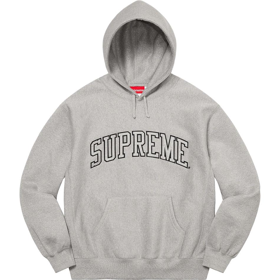 Sweats Supreme Glitter Arc Encapuchonné Grise | FR299QZ