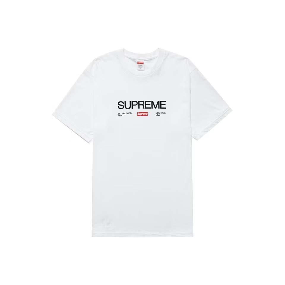 T Shirts Supreme Est. 1994 Logo Blanche | FR200YU