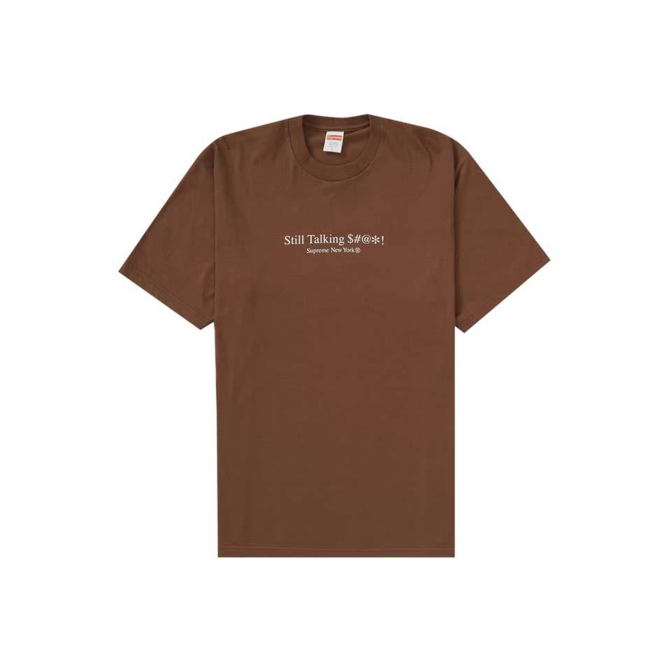 T Shirts Supreme Still Talking Marron | FR195QZ