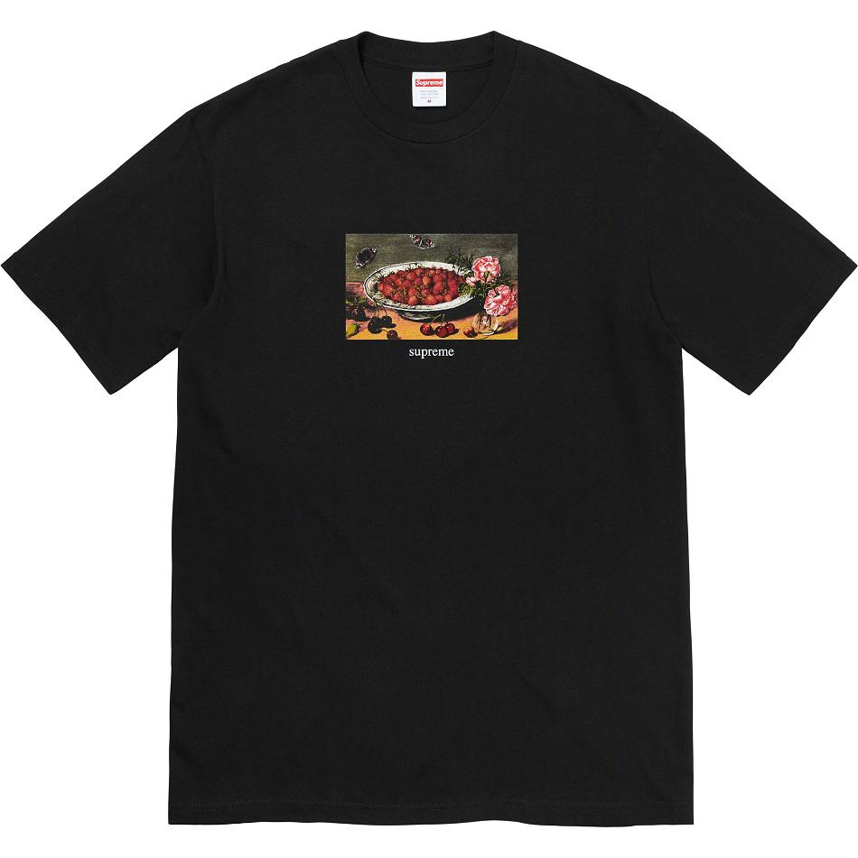 T Shirts Supreme Strawberries Tee Noir | FR248WY