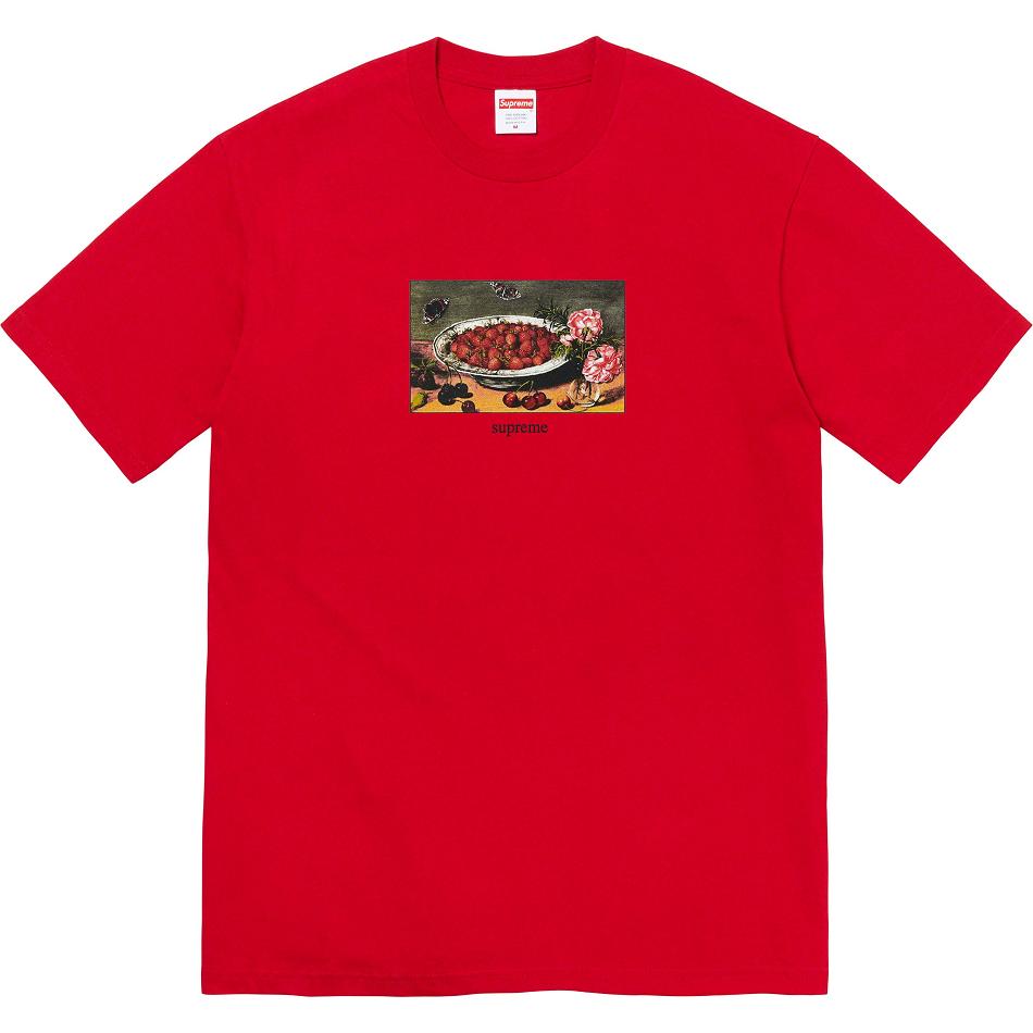 T Shirts Supreme Strawberries Tee Rouge | FR252YU