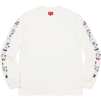 Chandails Supreme AOI Icons L/S Top Blanche | FR315JJ