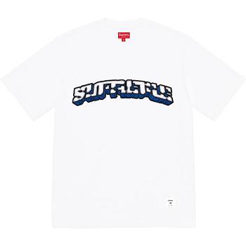 Chandails Supreme Block Arc S/S Top Blanche | FR329TV