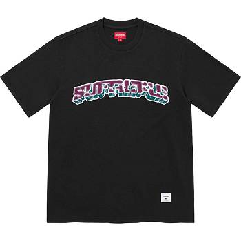 Chandails Supreme Block Arc S/S Top Noir | FR330YU