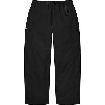 Pantalon Supreme Belted Trail Pant Noir | FR415DN