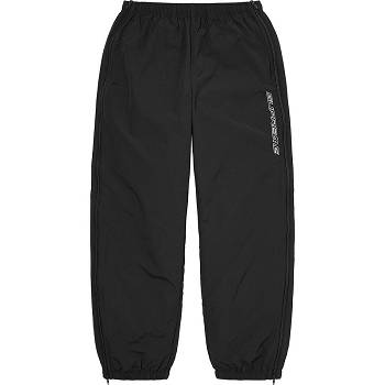 Pantalon Supreme Full Zip Baggy Warm Up Pant Noir | FR432RW