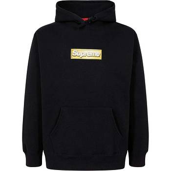 Sweat À Capuche Supreme Bling Box Logo Noir | FR489OR