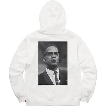 Sweat À Capuche Supreme Malcolm X For Blanche | FR472KI