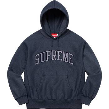 Sweats Supreme Glitter Arc Encapuchonné Bleu Marine | FR295VD