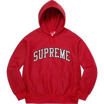 Sweats Supreme Glitter Arc Encapuchonné Rouge | FR296BC