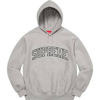 Sweats Supreme Glitter Arc Encapuchonné Grise | FR299QZ