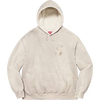 Sweats Supreme Overdyed S Logo Encapuchonné Blanche | FR279UT