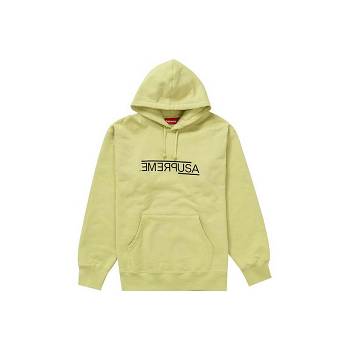 Sweats Supreme USA Encapuchonné Jaune | FR255OR