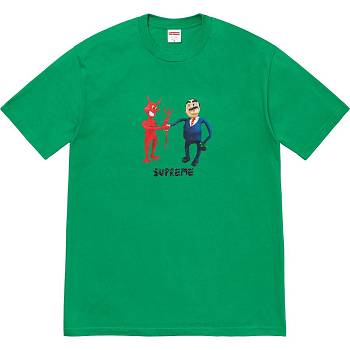 T Shirts Supreme Business Tee Vert | FR214ZG